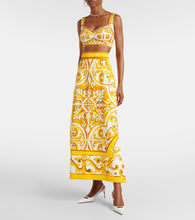 Dolce&Gabbana Majolica brocade midi skirt