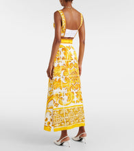 Dolce&Gabbana Majolica brocade midi skirt