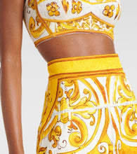 Dolce&Gabbana Majolica brocade midi skirt