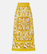 Dolce&Gabbana Majolica brocade midi skirt - Dolce&Gabbana Majolica 锦缎中长半身裙