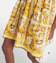 Dolce&Gabbana Majolica cotton poplin minidress