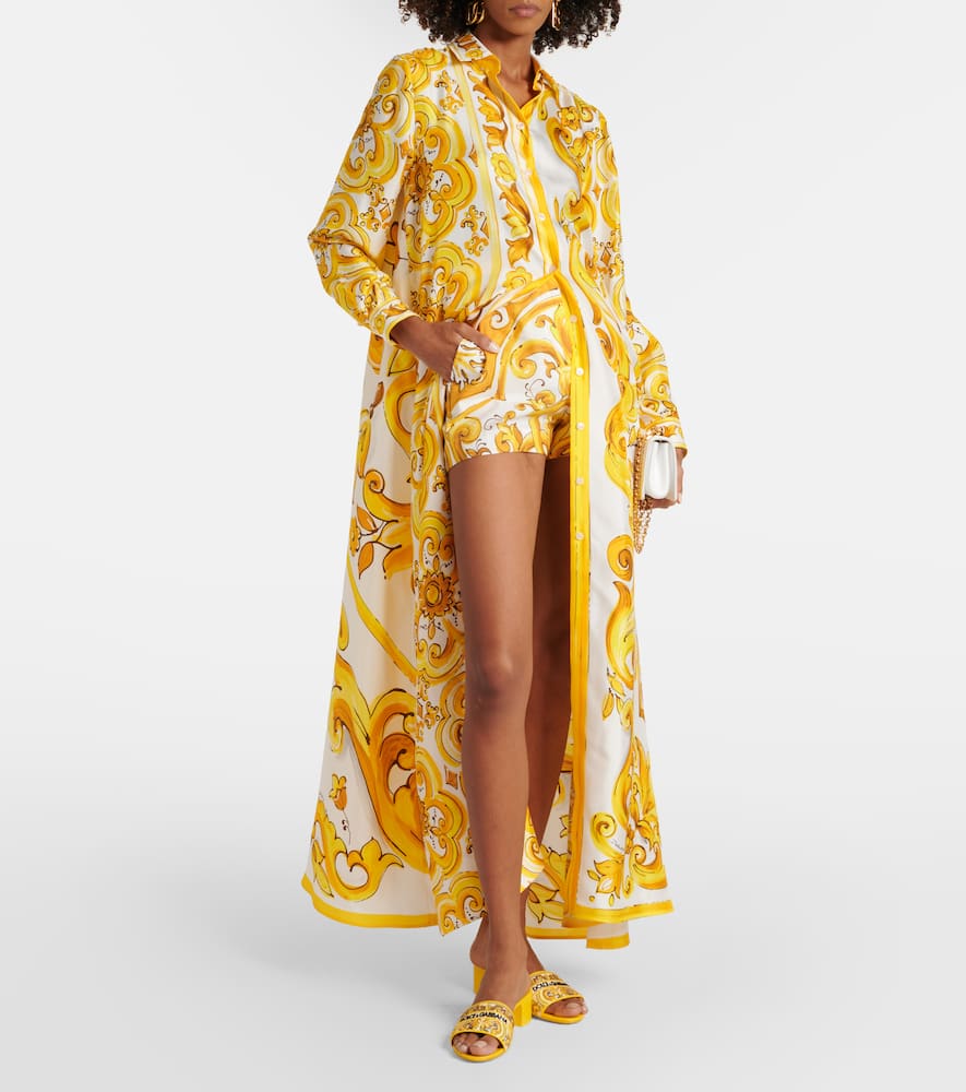 Dolce&Gabbana Majolica embroidered mules