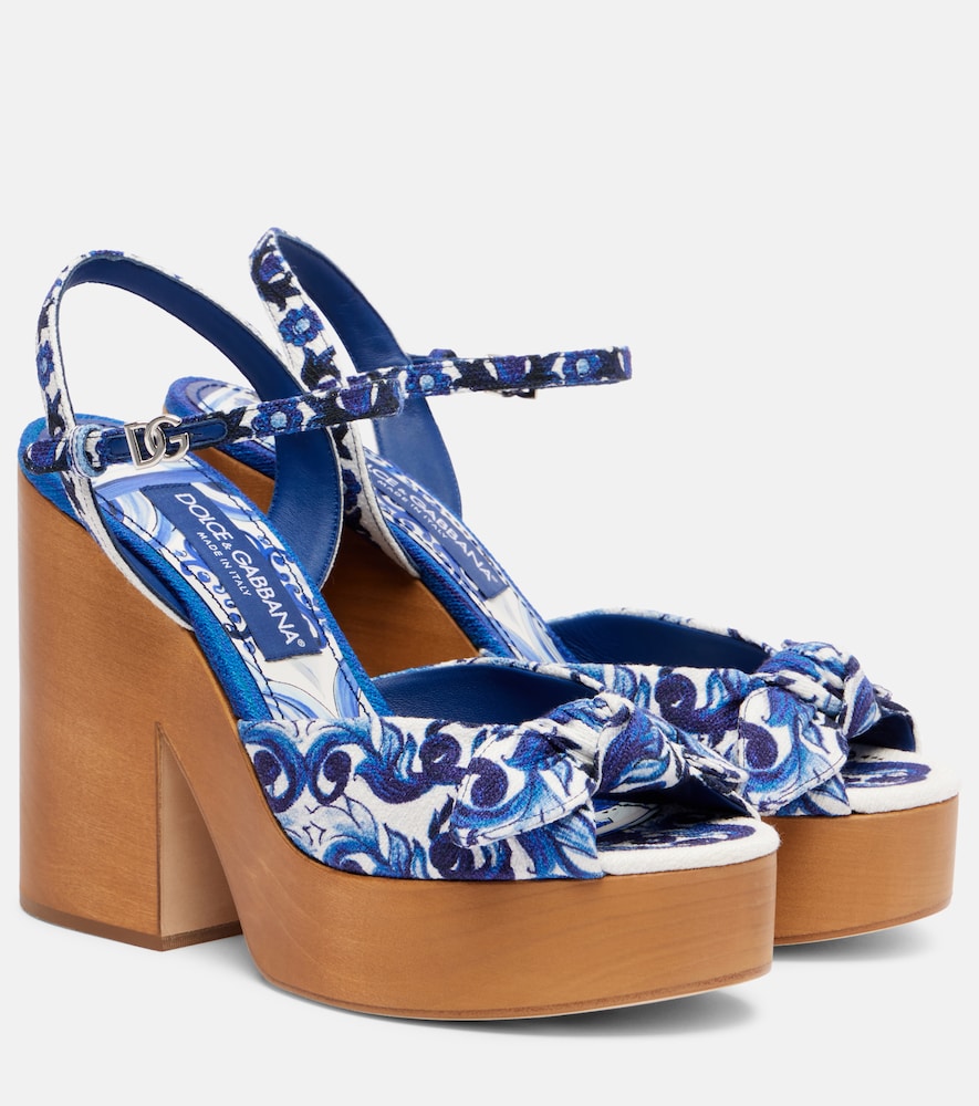 Dolce&Gabbana Majolica sandals