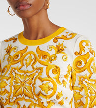Dolce&Gabbana Majolica silk-blend charmeuse midi dress