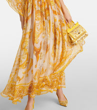Dolce&Gabbana Majolica silk chiffon maxi dress