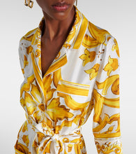 Dolce&Gabbana Majolica silk twill maxi dress