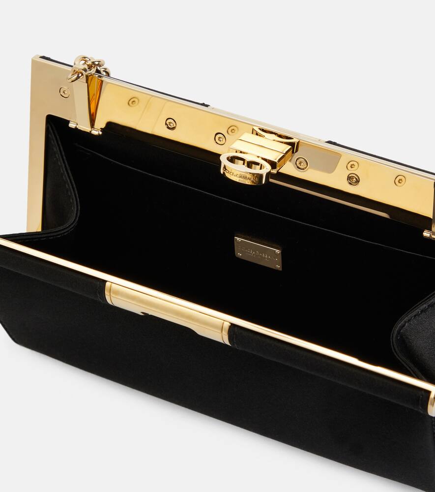 Dolce&Gabbana Marlene Small satin shoulder bag