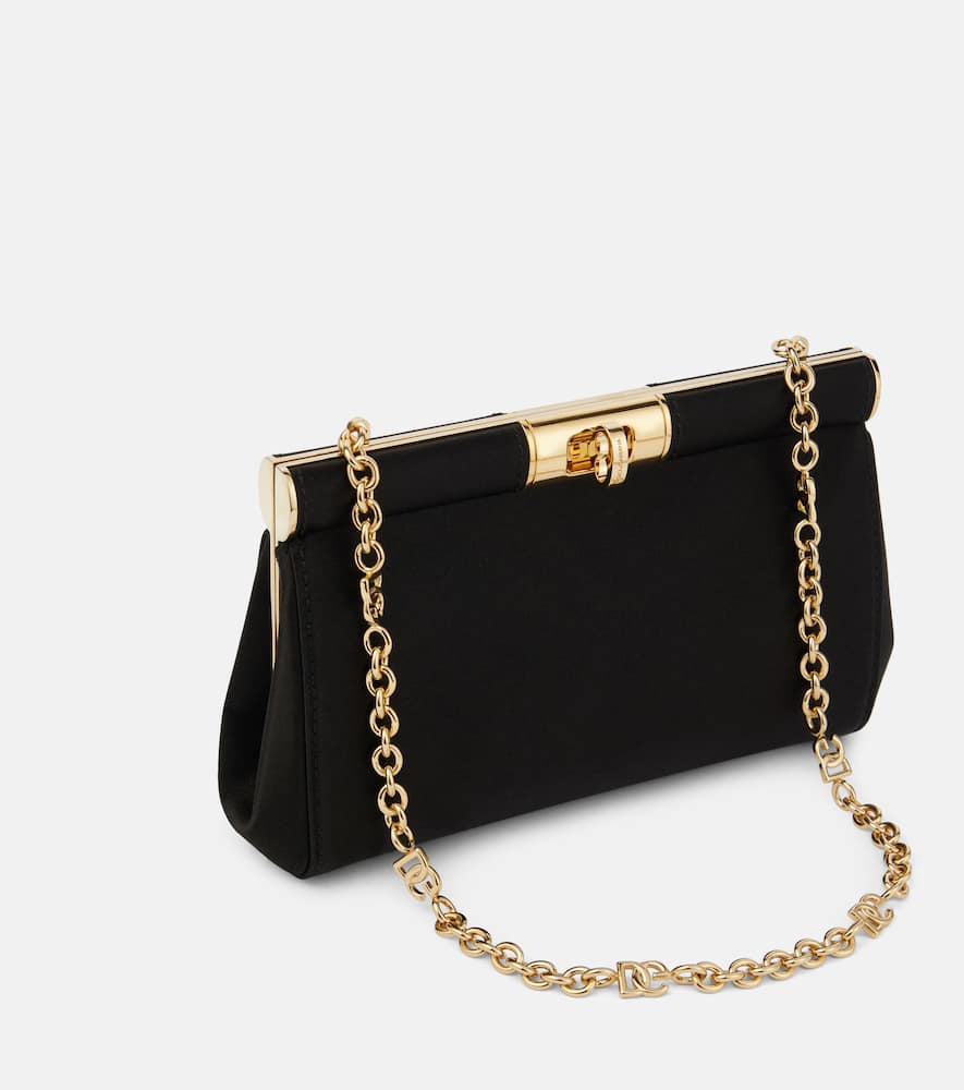 Dolce&Gabbana Marlene Small satin shoulder bag