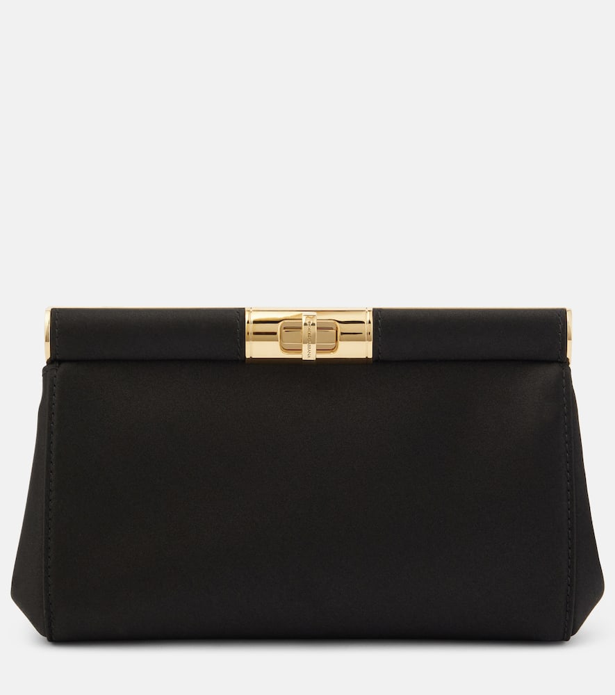 Dolce&Gabbana Marlene Small satin shoulder bag