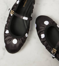 Dolce&Gabbana Odette polka-dot satin ballet flats