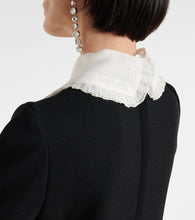 Dolce&Gabbana Organza-trimmed cr√É¬™pe minidress