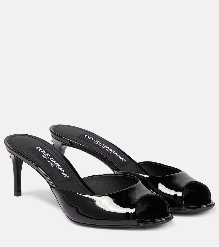 Dolce&Gabbana Patent leather mules