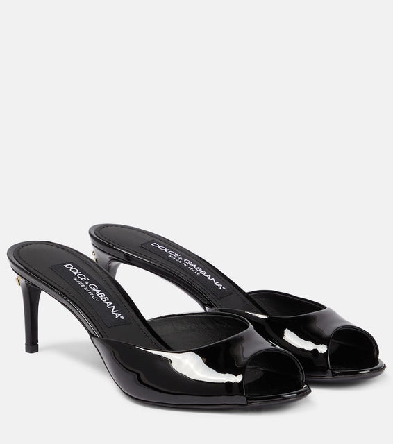 Dolce&Gabbana Patent leather mules