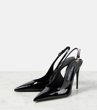 Dolce&Gabbana Patent leather slingback pumps