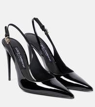 Dolce&Gabbana Patent leather slingback pumps