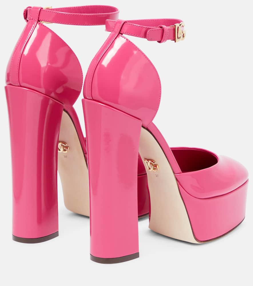 Dolce&Gabbana Platform leather sandals