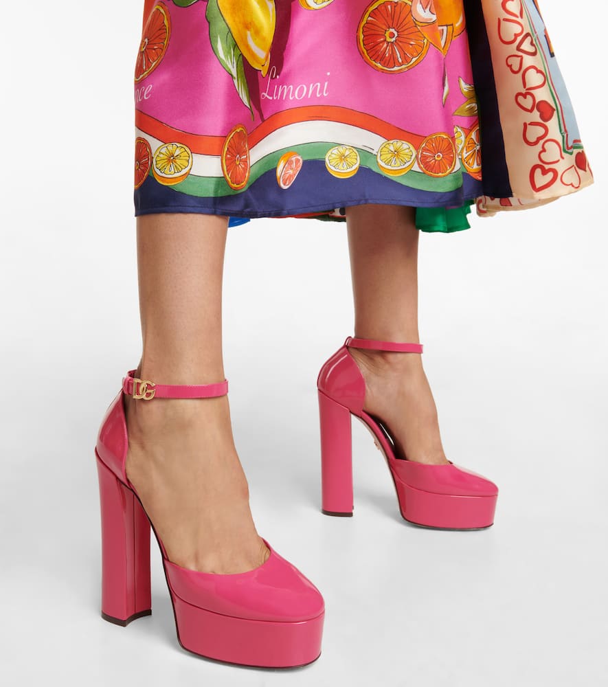 Dolce&Gabbana Platform leather sandals