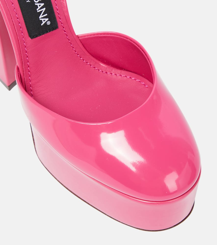 Dolce&Gabbana Platform leather sandals