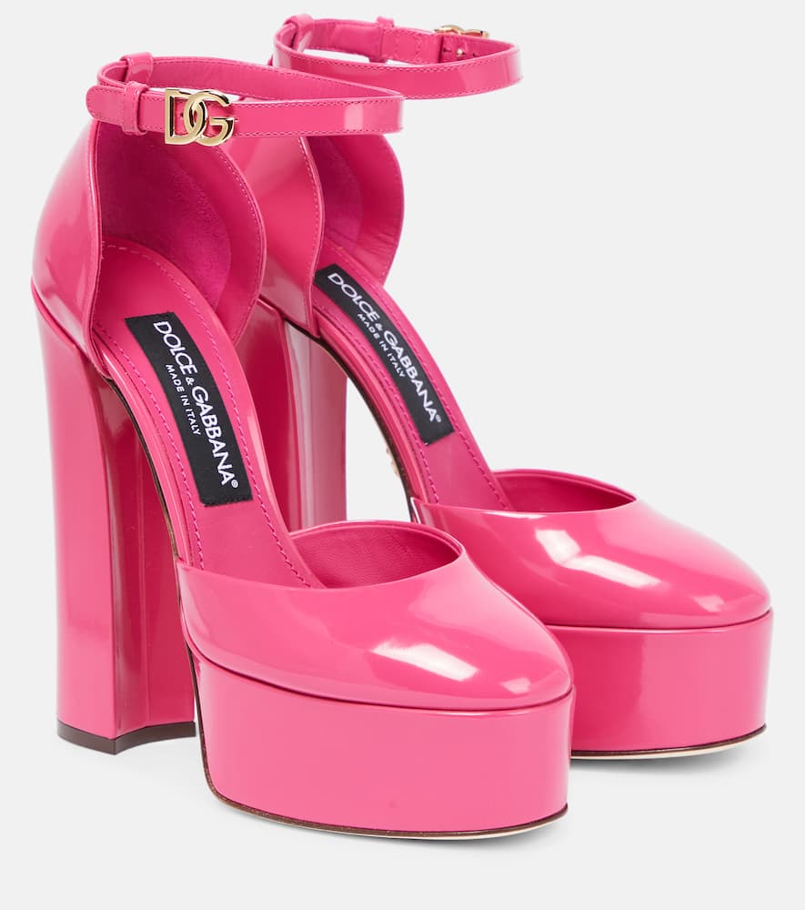 Dolce&Gabbana Platform leather sandals