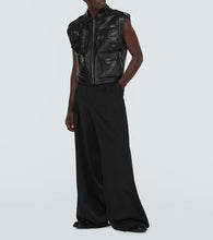 Dolce&Gabbana Pocket-detail sleeveless leather jacket