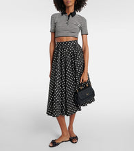 Dolce&Gabbana Polka-dot satin mules