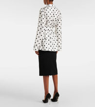 Dolce&Gabbana Polka-dot silk twill pajama shirt