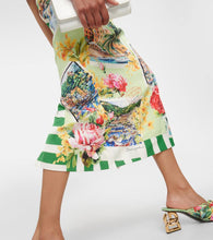 Dolce&Gabbana Portofino halterneck silk-blend midi dress