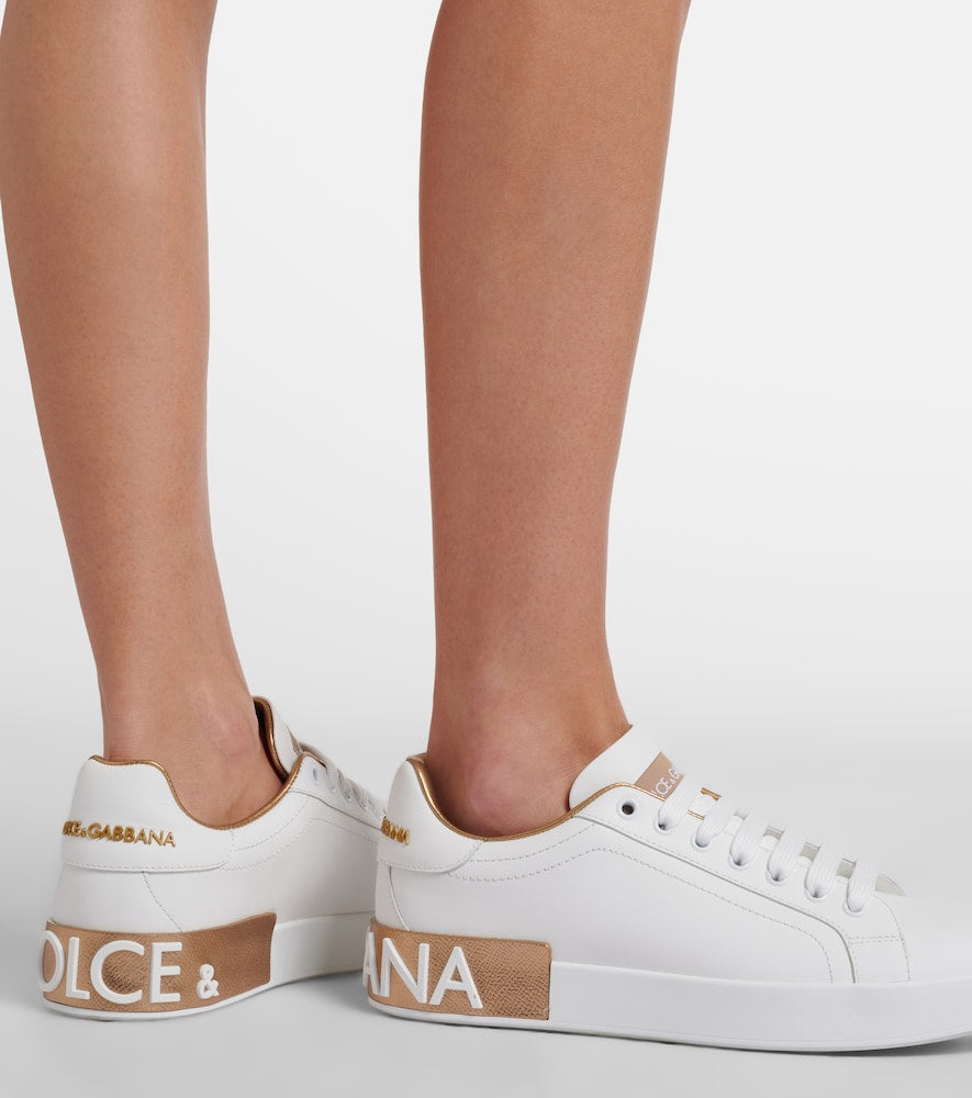 Dolce&Gabbana Portofino leather sneakers