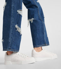 Dolce&Gabbana Portofino leather sneakers