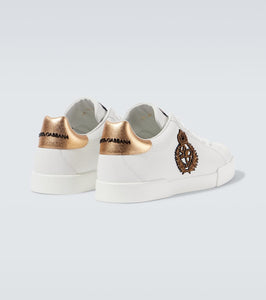 Dolce&Gabbana Portofino low-top leather sneakers