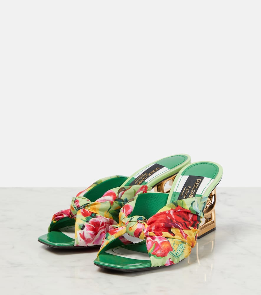 Dolce&Gabbana Portofino printed mules