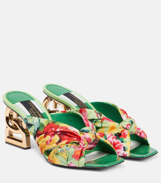 Dolce&Gabbana Portofino printed mules