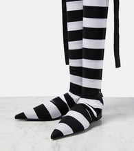 Dolce&Gabbana Portofino striped over-the-knee boots