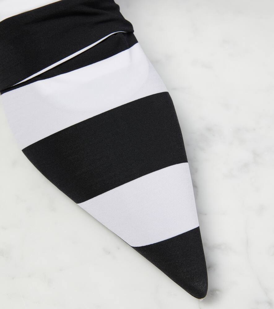 Dolce&Gabbana Portofino striped over-the-knee boots