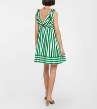 Dolce&Gabbana Portofino striped poplin minidress