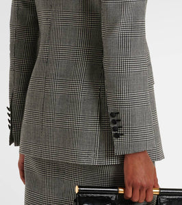 Dolce&Gabbana Prince of Wales check virgin wool blazer