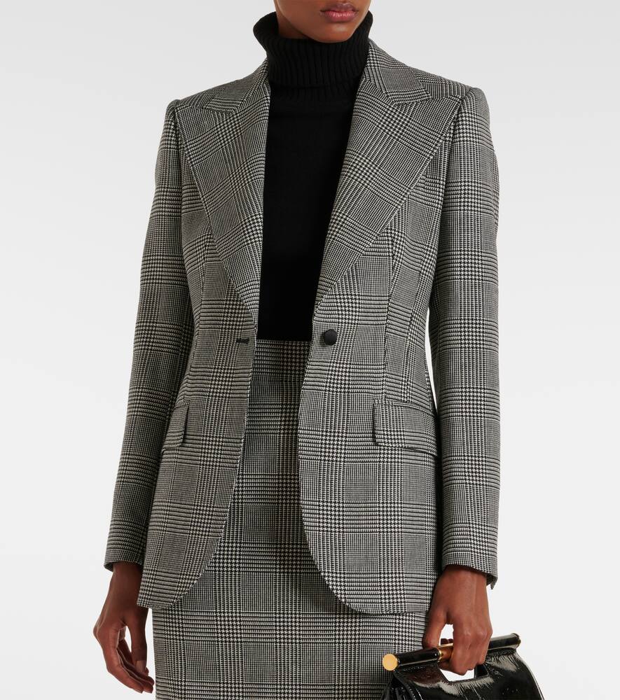 Dolce&Gabbana Prince of Wales check virgin wool blazer