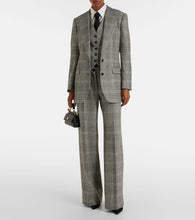 Dolce&Gabbana Prince of Wales check wool-blend blazer