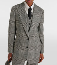 Dolce&Gabbana Prince of Wales check wool-blend blazer