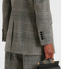 Dolce&Gabbana Prince of Wales check wool-blend blazer