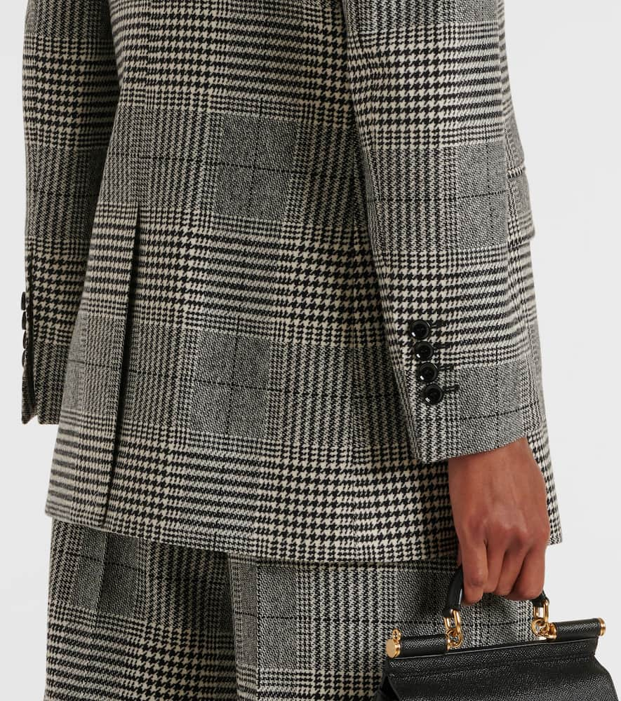 Dolce&Gabbana Prince of Wales check wool-blend blazer