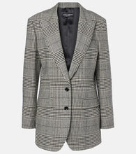 Dolce&Gabbana Prince of Wales check wool-blend blazer