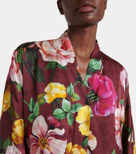 Dolce&Gabbana Printed silk maxi dress
