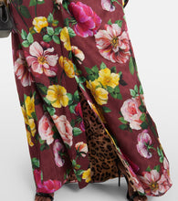 Dolce&Gabbana Printed silk maxi dress