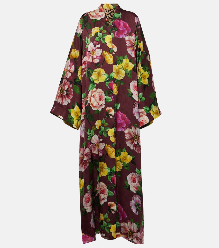 Dolce&Gabbana Printed silk maxi dress. Dolce&Gabbana 印花真丝长裙