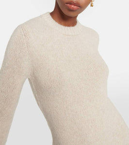 Dolce&Gabbana Ribbed-knit wool-blend sweater dress