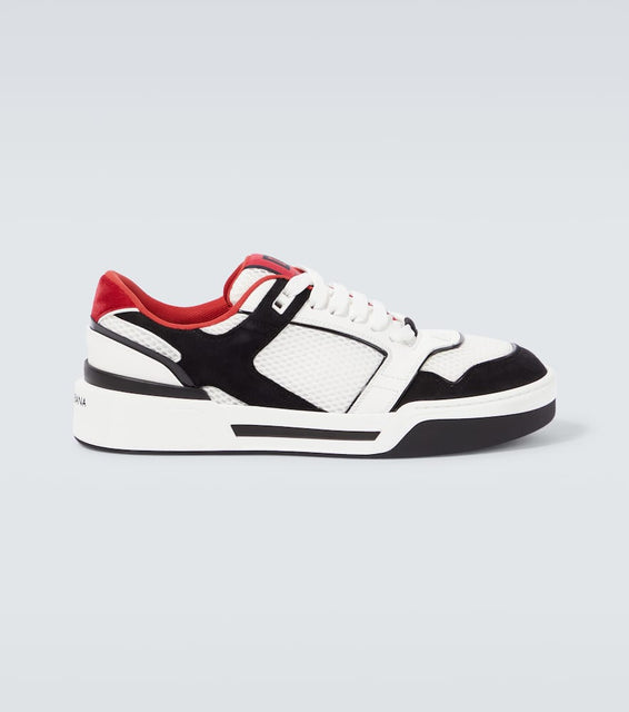 Dolce&Gabbana Roma leather-trimmed sneakers