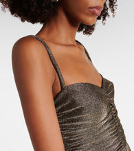 Dolce&Gabbana Ruched metallic gown