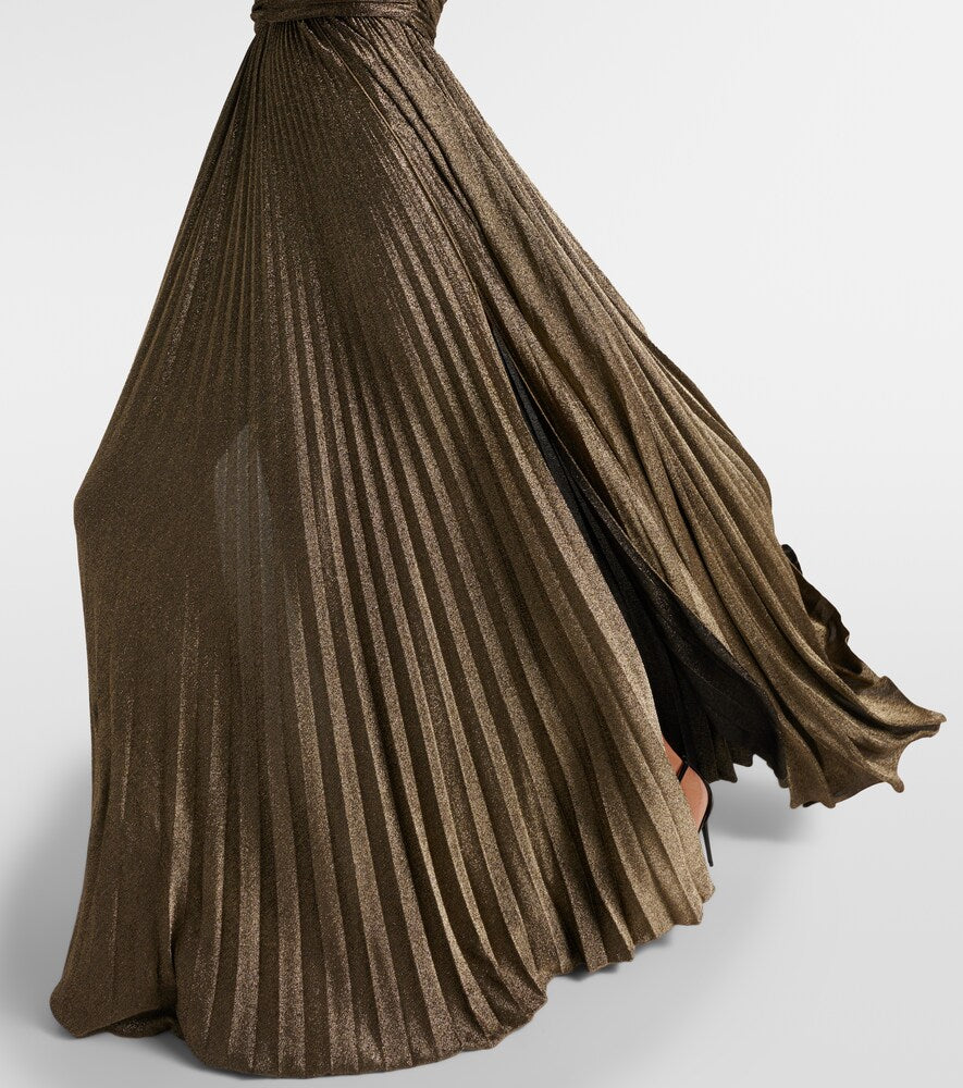 Dolce&Gabbana Ruched metallic gown