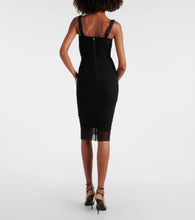 Dolce&Gabbana Ruched tulle midi dress